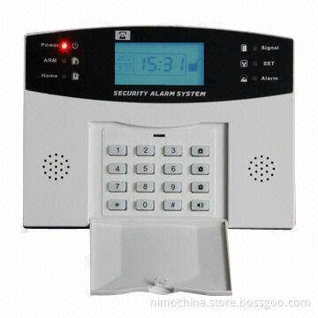 LCD PSTN Alarm System, Built-in AAA NiHM Rechargeable Battery Pack